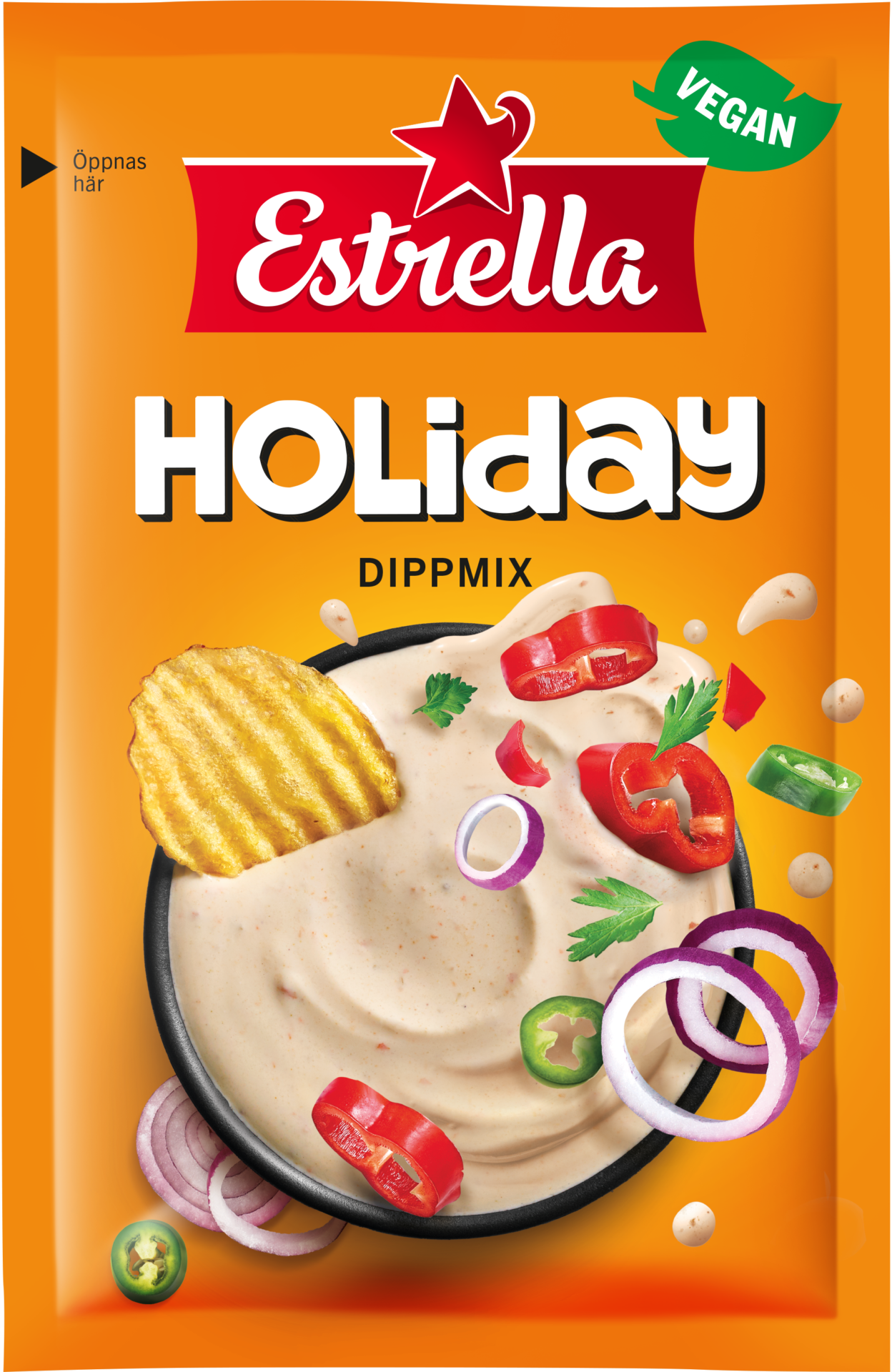 Schwedischer Dipmix Holiday – Estrella | 18×26g Karton