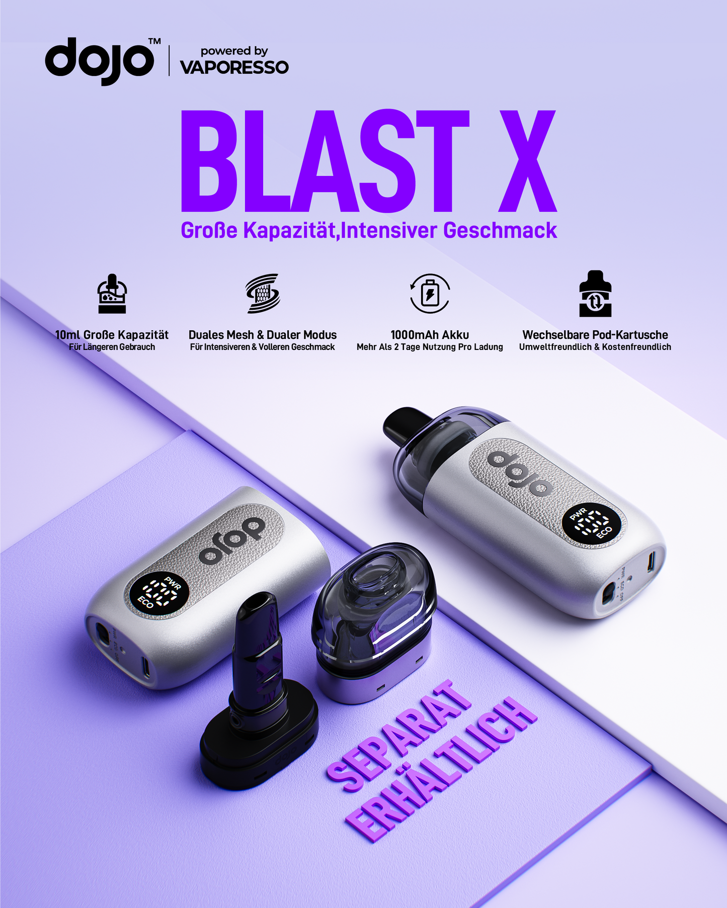 Blast X Batterie 5er Pack