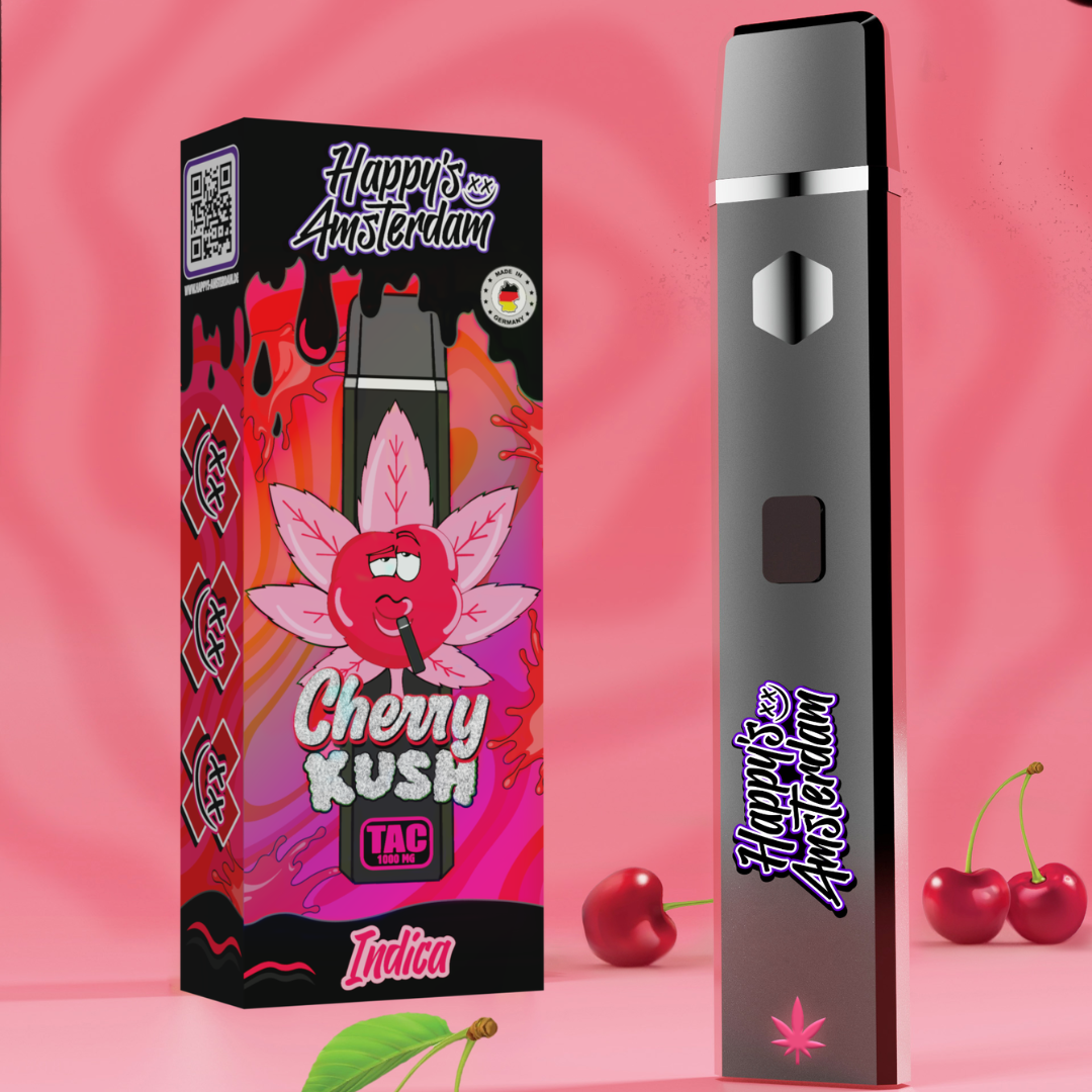Happy's Amsterdam TAC Vape 10er Pack - Cherry Kush