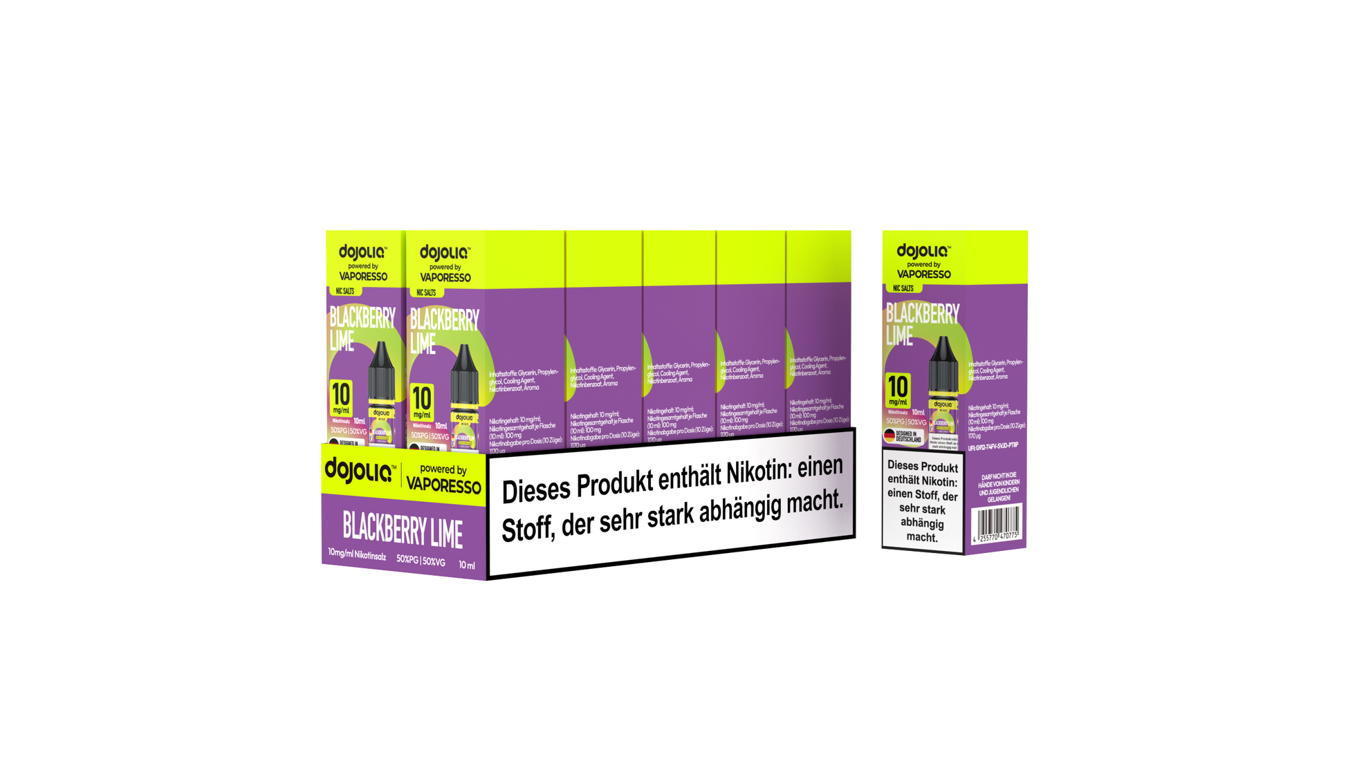 Dojoliq Blackberry Lime 10mg 10er Pack