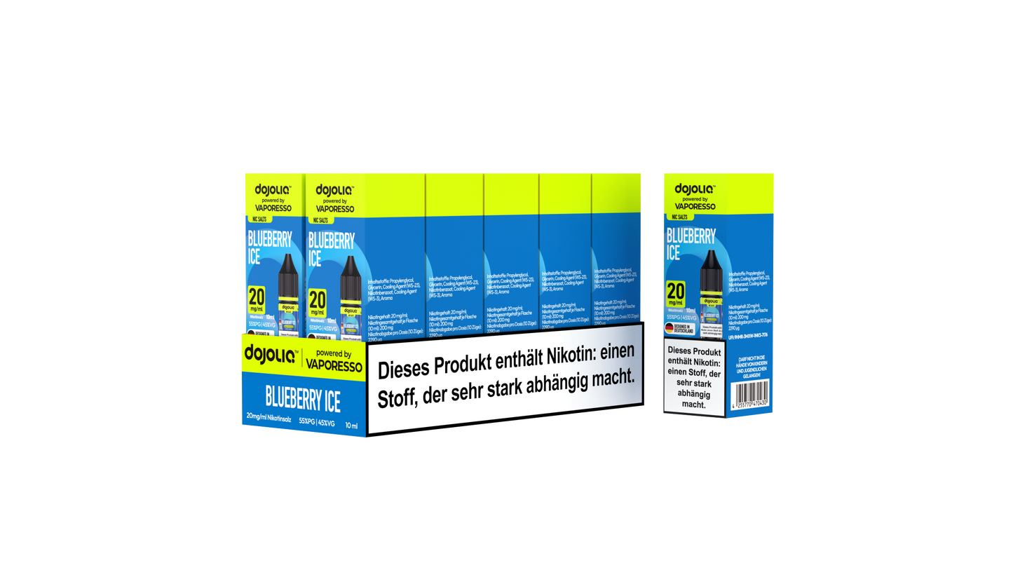 Dojoliq Blueberry Ice 20mg 10er Pack
