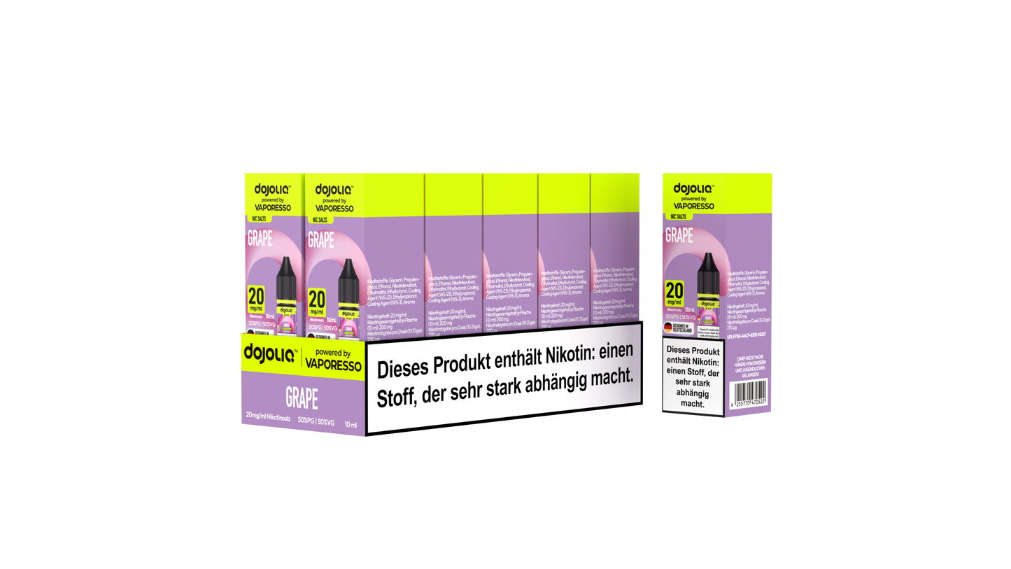 Dojoliq Grape 20mg 10er Pack