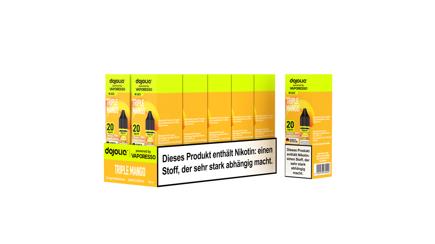Dojoliq Triple Mango 20mg 10er Pack