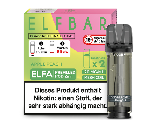Elfbar Elfa Pod Apple Peach 20mg