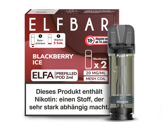 Elfbar Elfa Pod Blackberry Ice 20mg