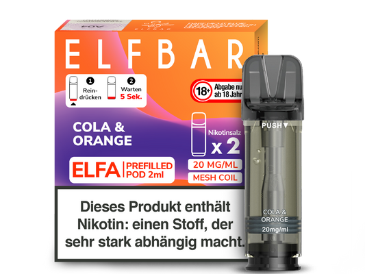 Elfbar Elfa Pod Cola & Orange 20mg