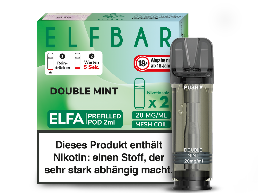 Elfbar Elfa Pod Double Mint 20mg