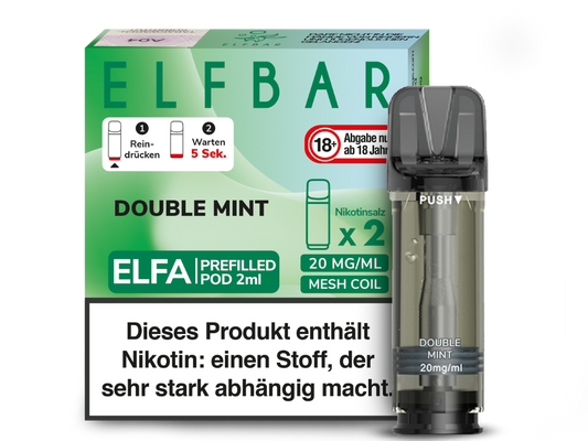 Elfbar Elfa Pod Double Mint 20mg