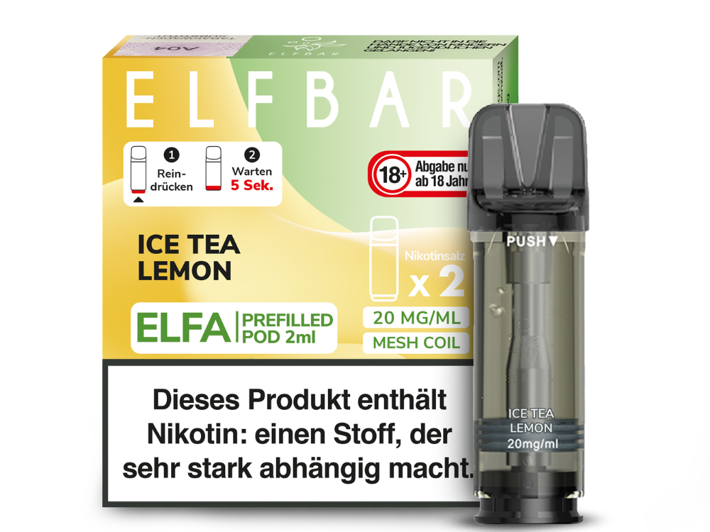 Elfbar Elfa Pod Ice Tea Lemon 20mg