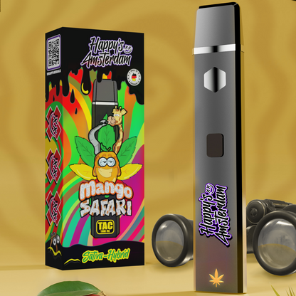 Happy's Amsterdam TAC Vape 10er Pack - Mango Safari