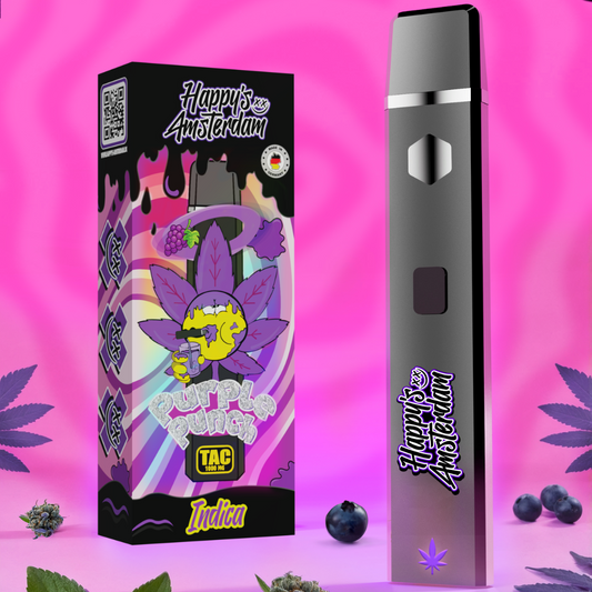 Happy's Amsterdam TAC Vape 10er Pack - Purple Punch